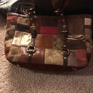 Coach holiday patchwork
